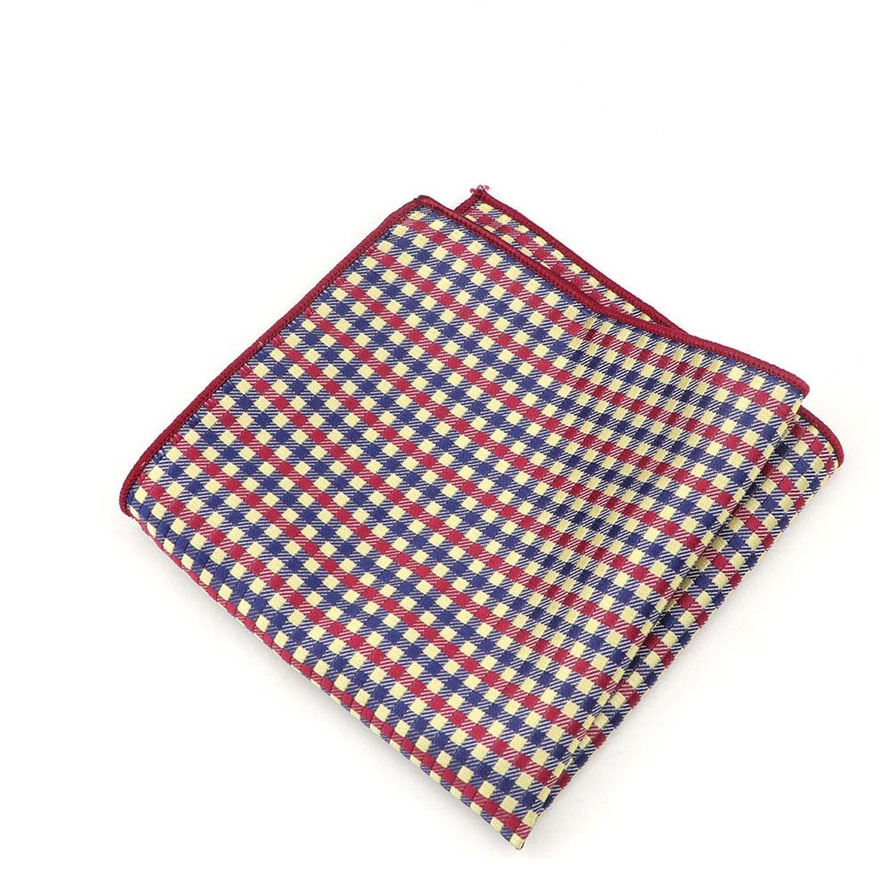 Mannen Polyester Zijden Zakdoek Pocket Plein Vintage Stof Zakdoeken Paraplu Auto Vis Vliegtuigen Fiets Borst Handdoek 23*23 cm: 11