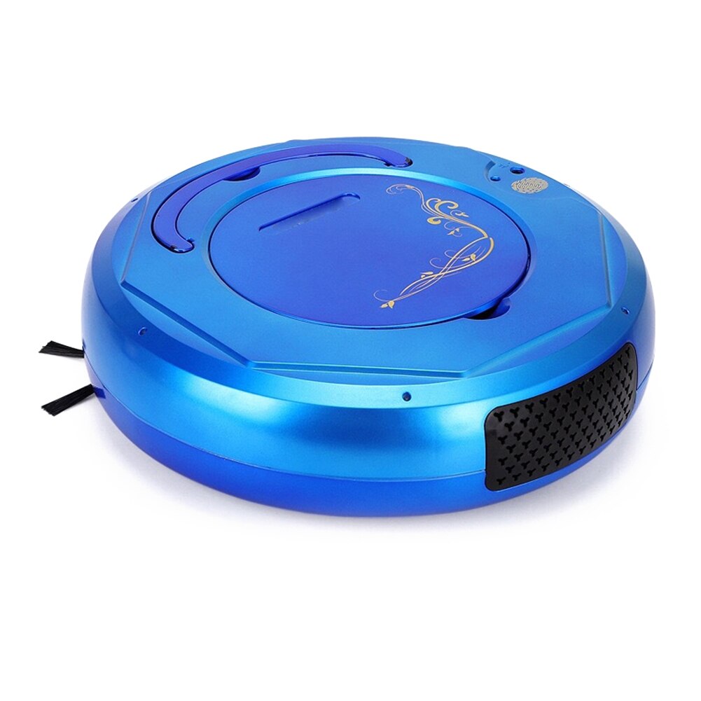 Smart Sweep Robot Intelligent Floor Cleaner Vacuum 3 in 1 Cleaning for Home Room QP2: Blue