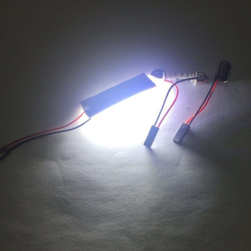 3W 12V Rust Resistance LED Panel Car Auto Interior White Dome Light Bulb Lamp Signal Lamp Car Lights Car Accessories