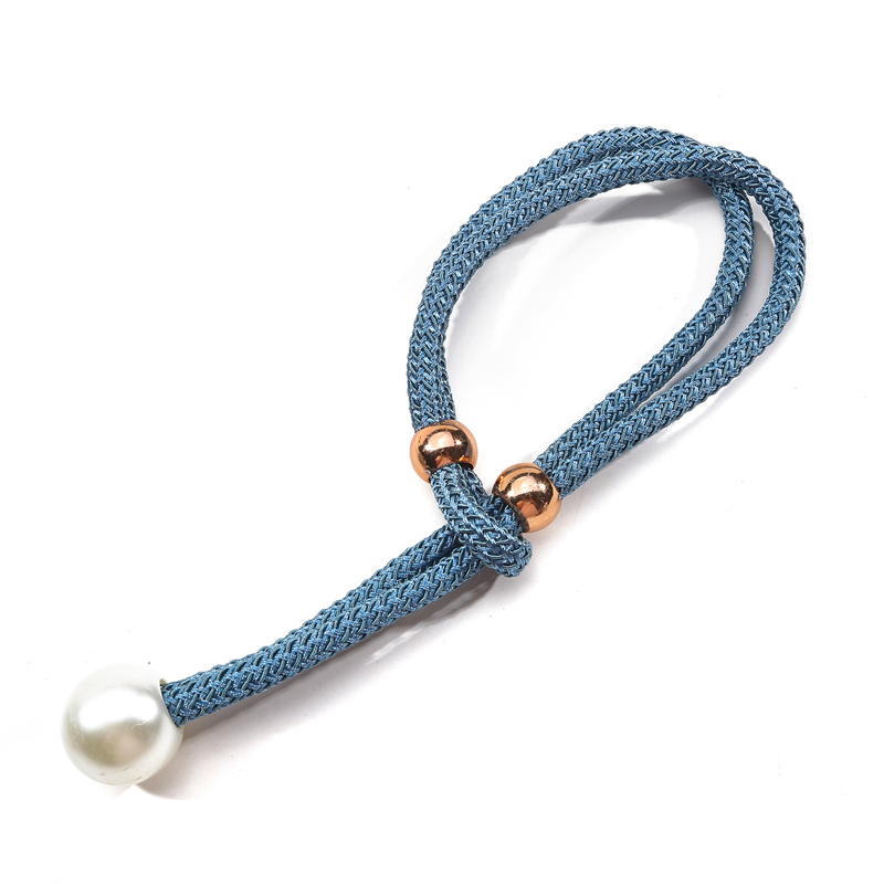 1/2 Stück Perlen-Vorhang-Raffhalter, Vorhang-Perlen-Raffhalter, dekorative Befestigungen, Seil-Vorhang-Raffhalter, kein Stanzen, verstellbare Ausziehhalter, Seil: Lila / 30-35cm