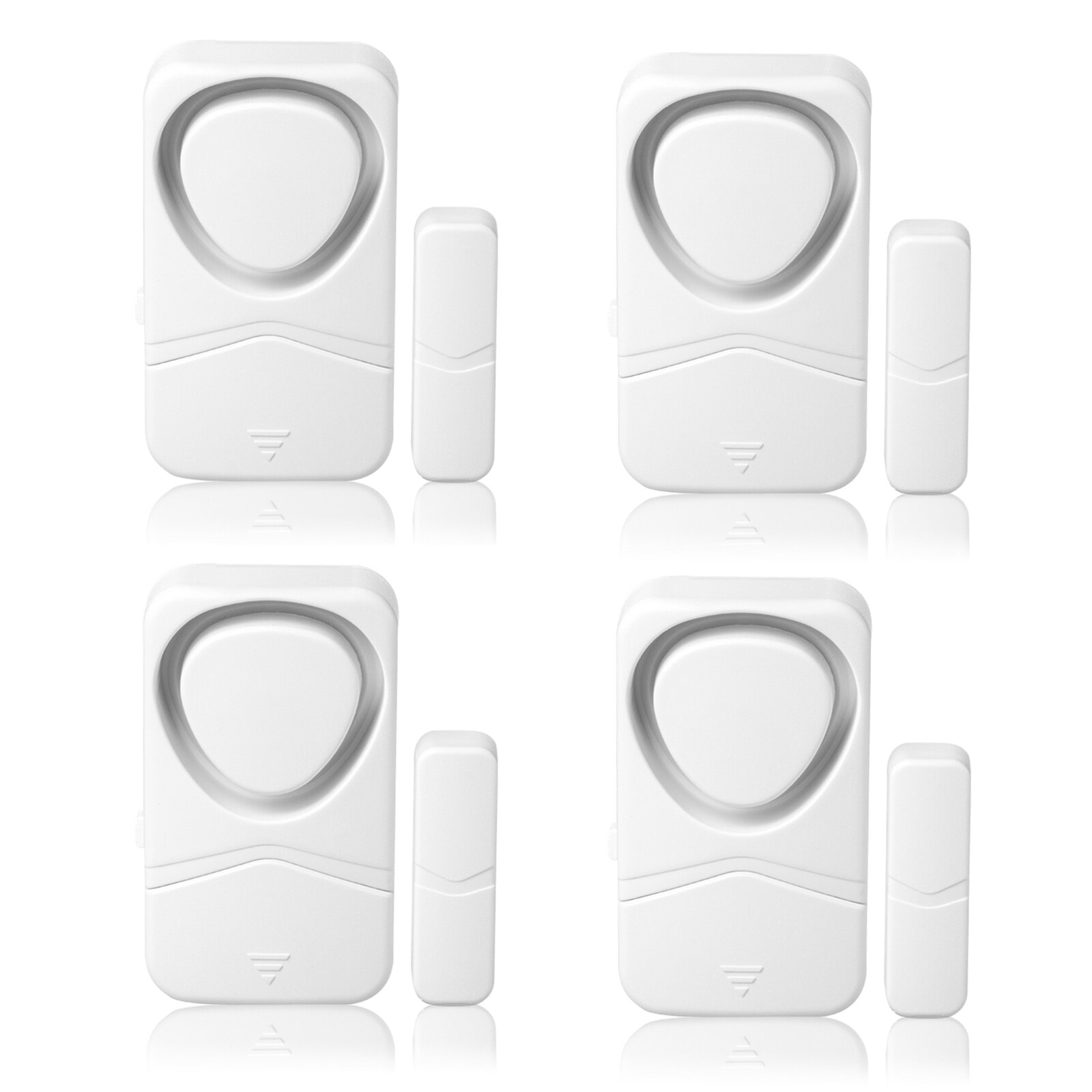 Deur- en raamalarmen voor huisbeveiliging 4- in -1 modus draadloze automatisering huisinbraakdetector antidiefstalalarm 110db magnetische: 4