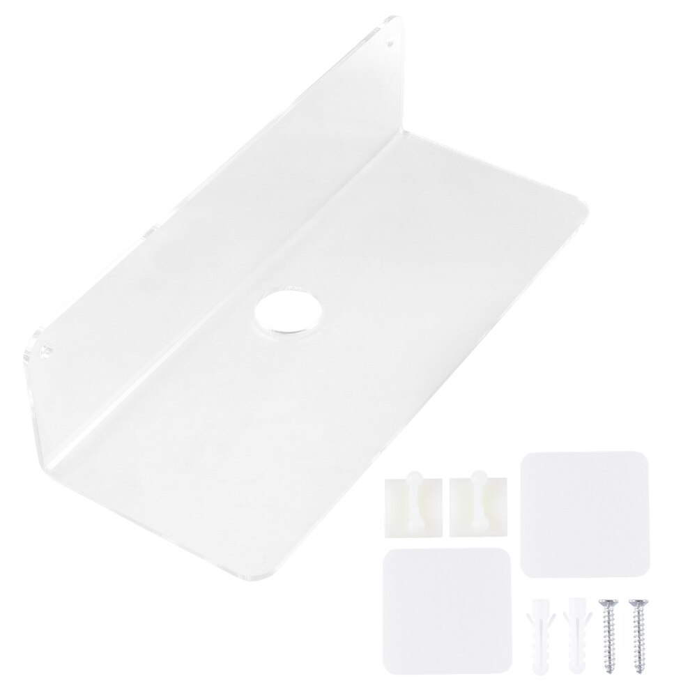 1Pc Drijvende Planken Acryl Moderne Display Rack Transparante Muur Decor Plank