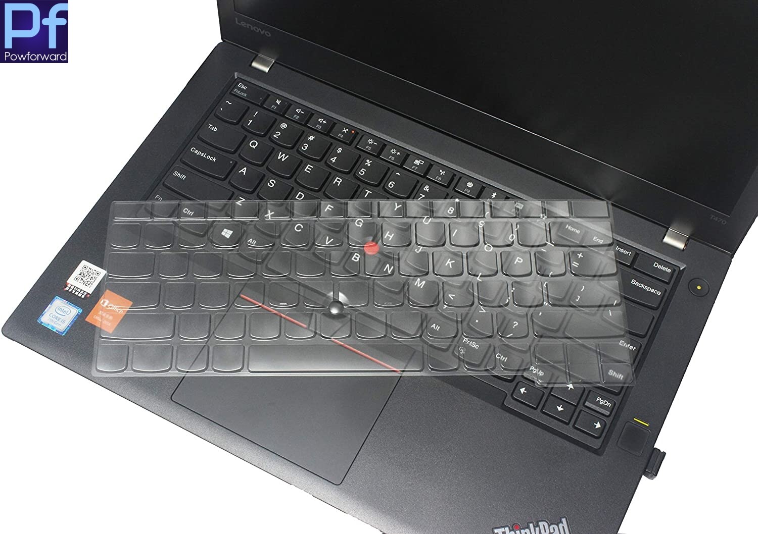 Til lenovo thinkpad  t470 t470s t480 t480s t490 t490s t495 t495s e480 e485 e490 e495 thinkpad  p43s tpu tastatur dekke beskytter