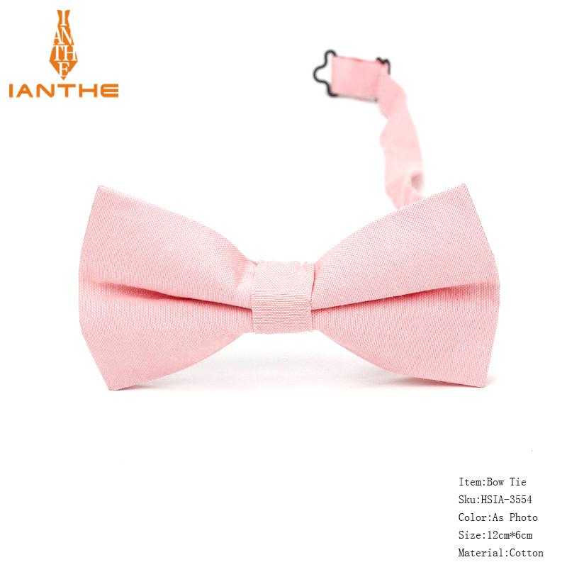 ¡Novedad! Pajarita a la para hombre, corbata de mariposa Lisa pura para hombre, pajarita de boda, lazos de esmoquin, accesorios para hombre,: IA3554