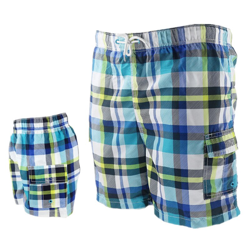 UNICEU Boys American Flag Swim Trunks - Quick Dry Boardshorts For 5-14 Years Kids
