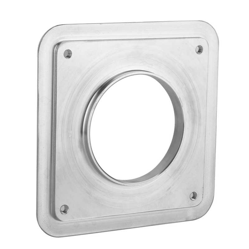 Stainless Steel RV Caravan Drain Valve Flange Adapter for 75mm Dia Drain Valve Fittings Caravan RV Accessories