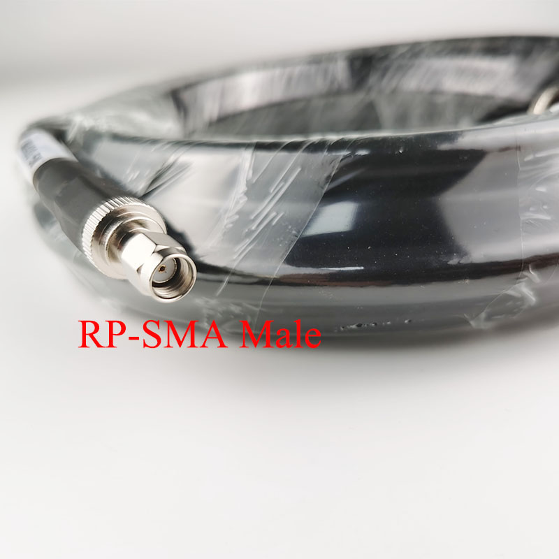 LMR-400 LM400 Cable Coaxial RF con N macho y RP-SMA macho para punto de acceso, transmisor de Radio, antena