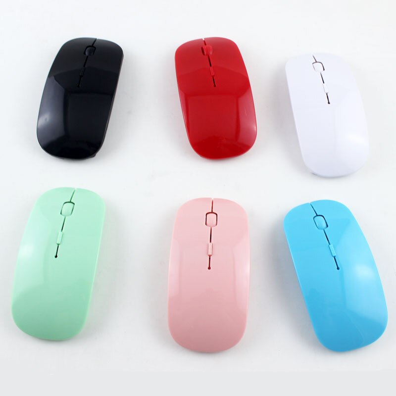 Draadloze muis kantoor computermuis draagbare slanke muis 1600 dpi 2.4g ontvanger laptopmuis gemakkelijk mee te nemen optische muis