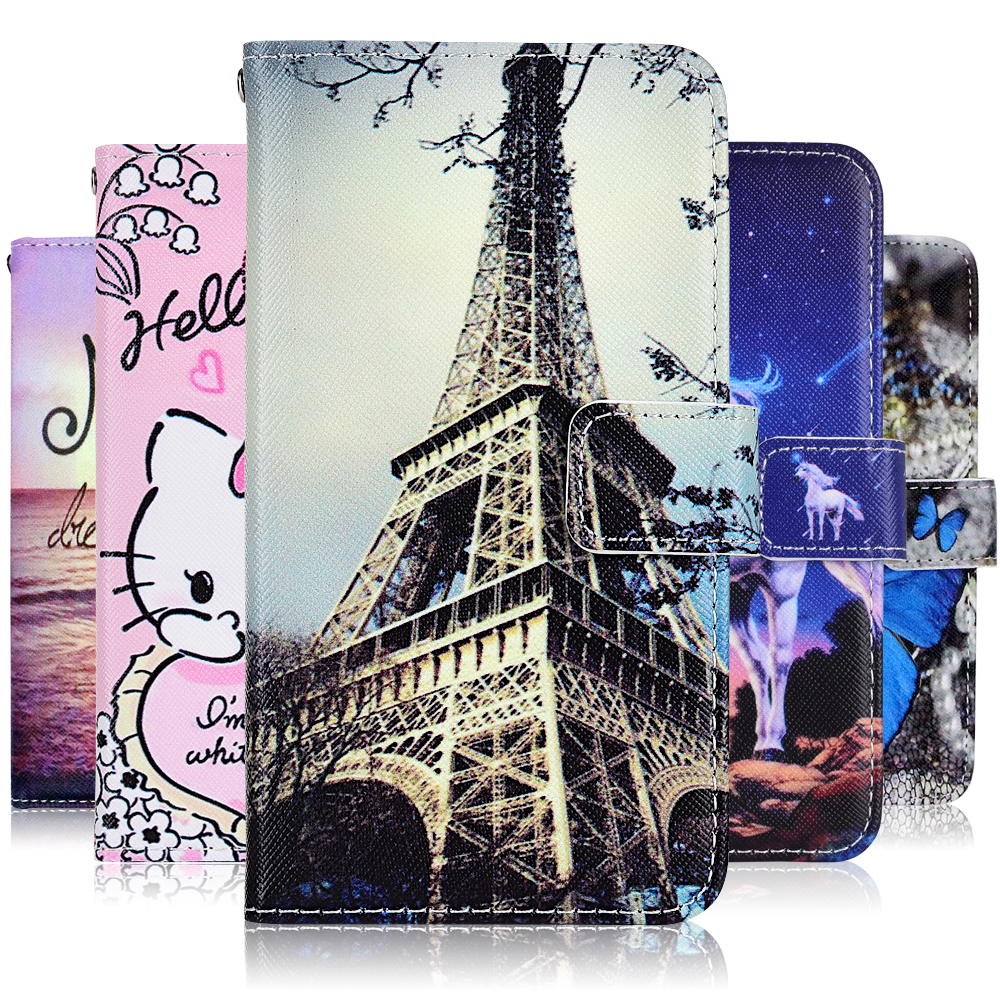 Coque para On Y3 CRO-L02 CRO-L22 CRO-L03 CRO-L23, CRO-U00, BILLETERA, funda con tapa para Huawei Y3 , bonita Capa Y32017