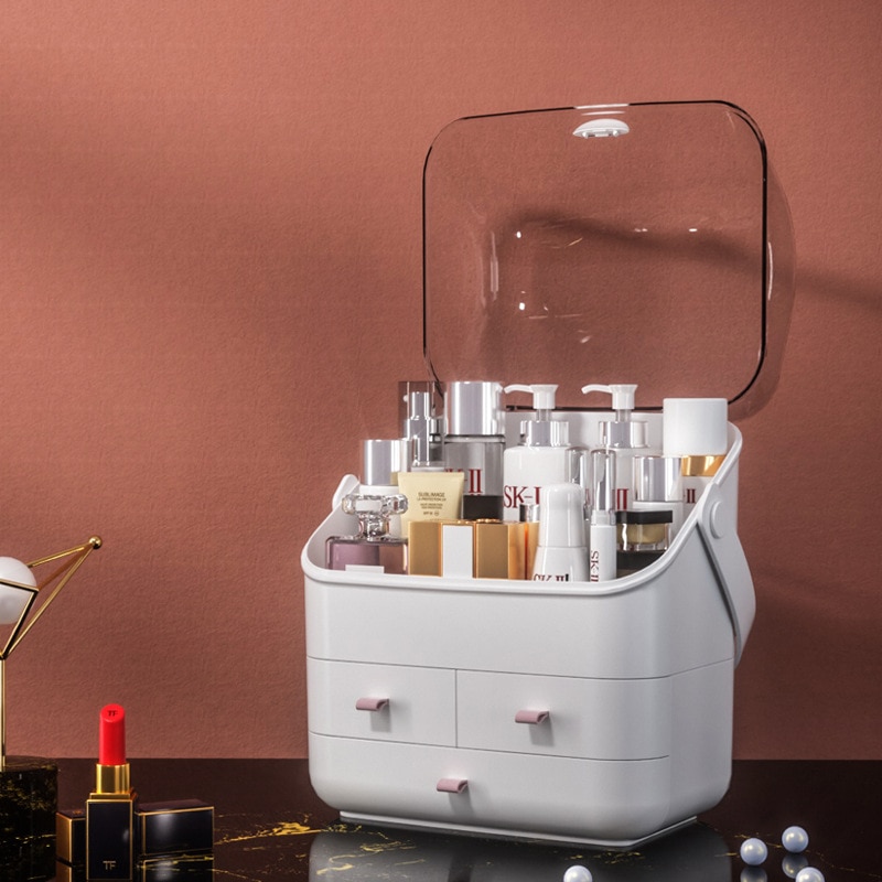 Make-Up Opbergdoos Nagellak Organisatoren Desktop Display Stand Houder Lippenstift Sieraden Cosmetica Container Voor Kleine Dingen