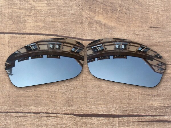 Vonxyz 20+ Color Choices Polarized Replacement Lenses for-Oakley Half Wire 2.0 Frame: Chrome Mirror