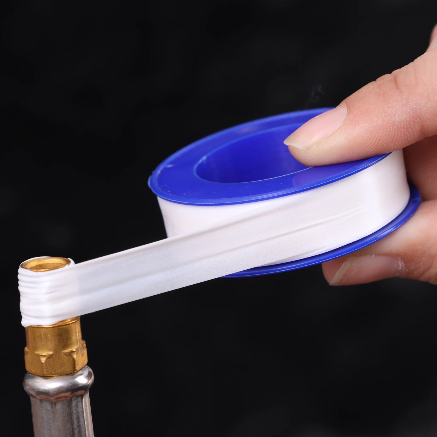 50/1Stck Wasser Rohr halt Lecks Dicht Band Waschbecken Abflussrohr Gewinde Kanal Bänder Sanitär passend zu Reparatur Werkzeug PTFE dichtband