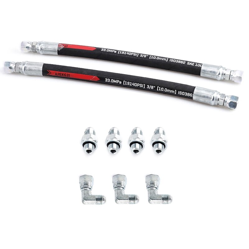 9 Piece Set High Pressure Oil Pump HPOP Crossover Line Hose for 1999-2003 Ford 7.3L Powerstroke HPOP Hoses Lines Set: Default Title
