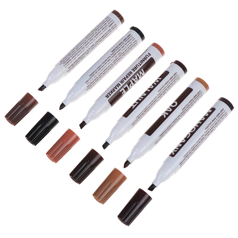 Wood grain color correction repair scratch off paint complementary color pen Furniture touch up pen Floor 1 Pc