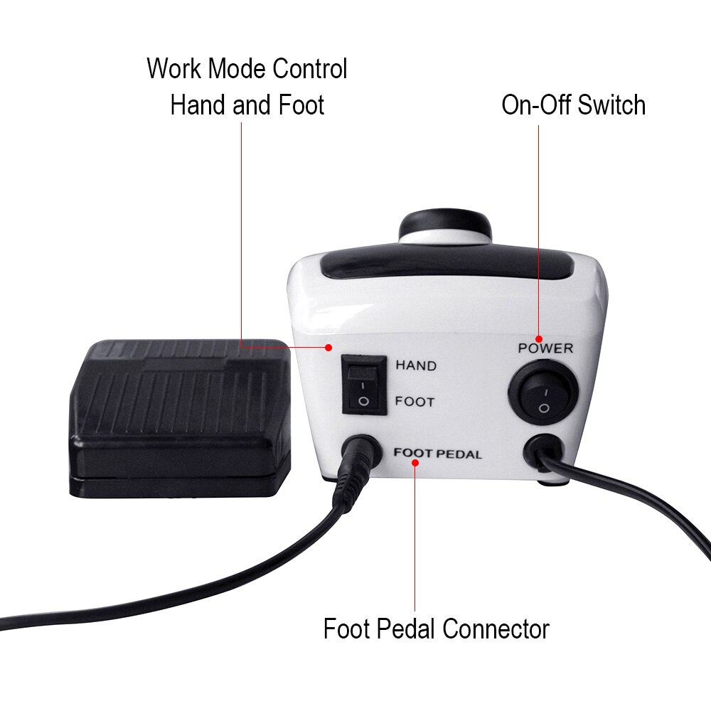 Professionele Elektrische Nagel Boor Machine Accessoires 32W 35000Rpm Nagelvijl Manicure Cutters Nail Boor