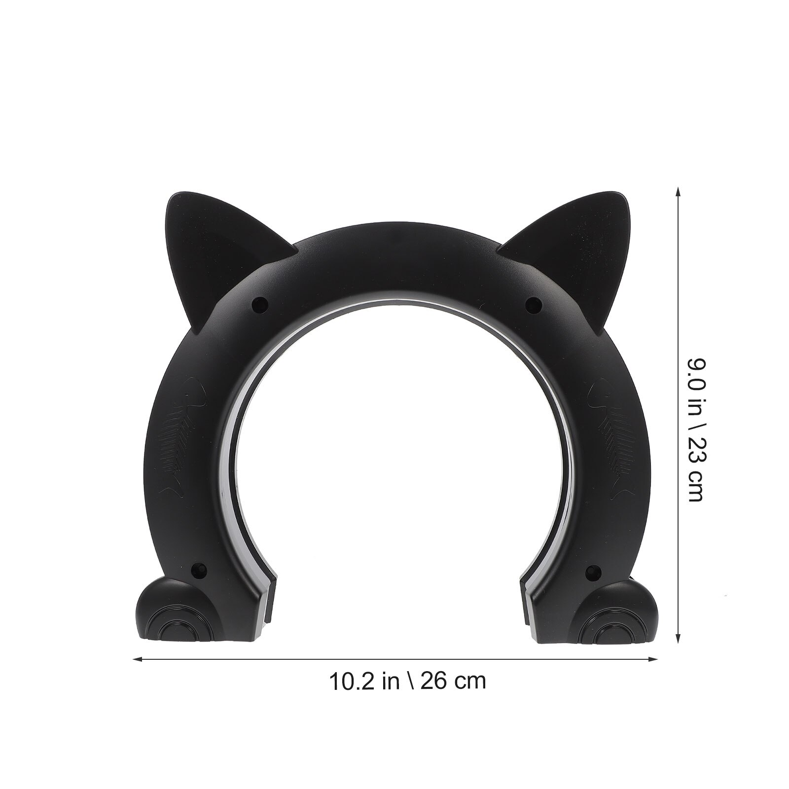 1 Set of Cat Head Shaped Pet Door Cat Door Indoor Interior Cat Door Home Cat Tunnel