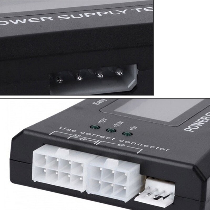Digital LCD Display PC Computer 20/24 Pin Power Supply Tester Checker Quick Power Measuring Diagnostic Tester Measure Tools ^o^