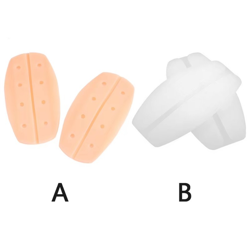 1 Paar Zachte Siliconen Half-Transparante Anti-Slip Schouder Pads 2 Stks/partij Lady Relief Pijn Bra Strap kussens Geen-Slip Houder