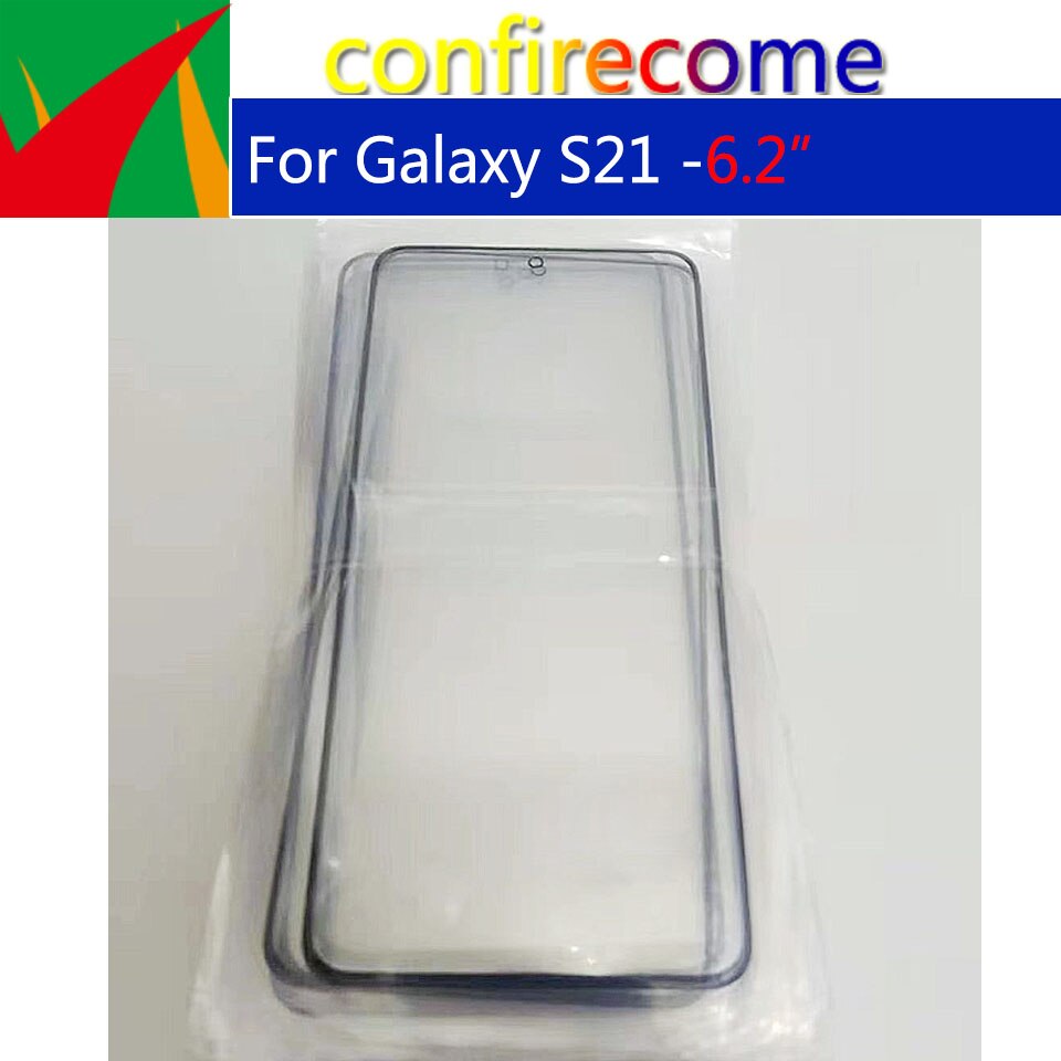 10Pcs \ Lot Vervanging Voor Samsung Galaxy S21 5G G991 Touch Screen Voor Glas Panel Outer Lcd Glass lens SM-G991B SM-G991B/Ds