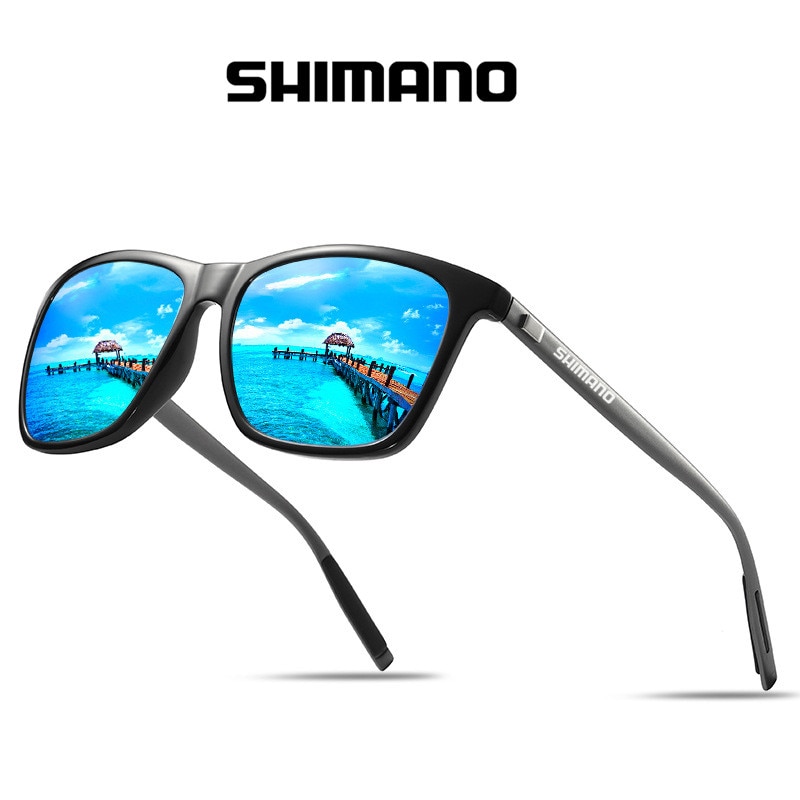 Shimano UV Protection Fishing Glasses Men Women Outdoor Sports Polarized Colorful Film Series Glasses Hiking Cycling Sunglasses