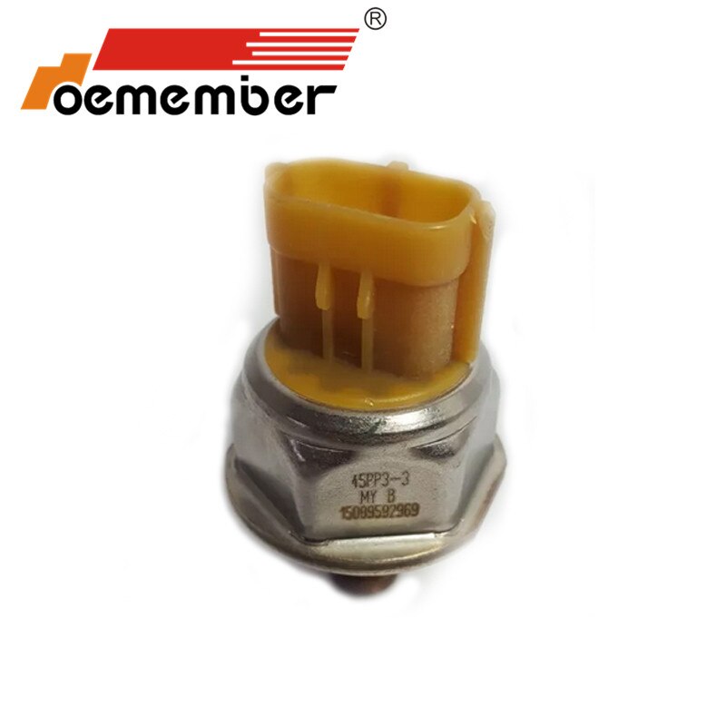 Sensor de presión del riel de combustible 45PP3-3 12131913818 para Nissan Navara D40 Pathfinder Peugeot