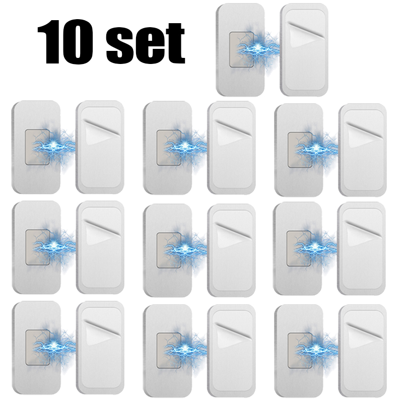 1-10 Stuks Magnetische Kast Vangt Onzichtbare Ultra-Dunne Zachte Vangst Deur Stopt Magneet Kast Kast Lade Meubels Diy Fitting: Rood