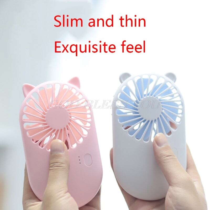 USB Pocket Silent Small Fan Mini Portable Pocket Fan Cool Air Hand Held Travel Cooler Cooling Mini Fans
