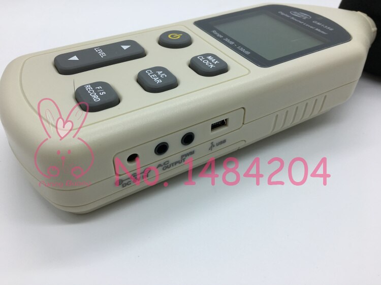 Digital Sound Level Meter GM1356 met USB Interface 4700 data opslag Benetech 30 ~ 130 dBA 35 ~ 130 dBC a/C Handheld Voice Meter