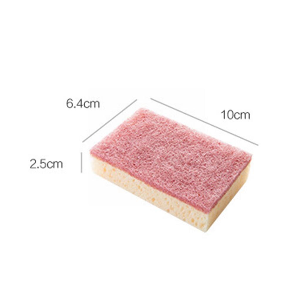 Éponge de nettoyage en Fiber de noix de coco, 6 pièces, épurateur de cuisine, vaisselle anti-rayures, à base de plantes, pour Pot, poêle, biodégradable Hom R3o1