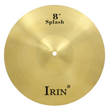 MMFC-IRIN Copper Alloy Crash Cymbal Drum Set Durable Brass Alloy Cymbal For Percussion Instruments Players Beginners 8 inch