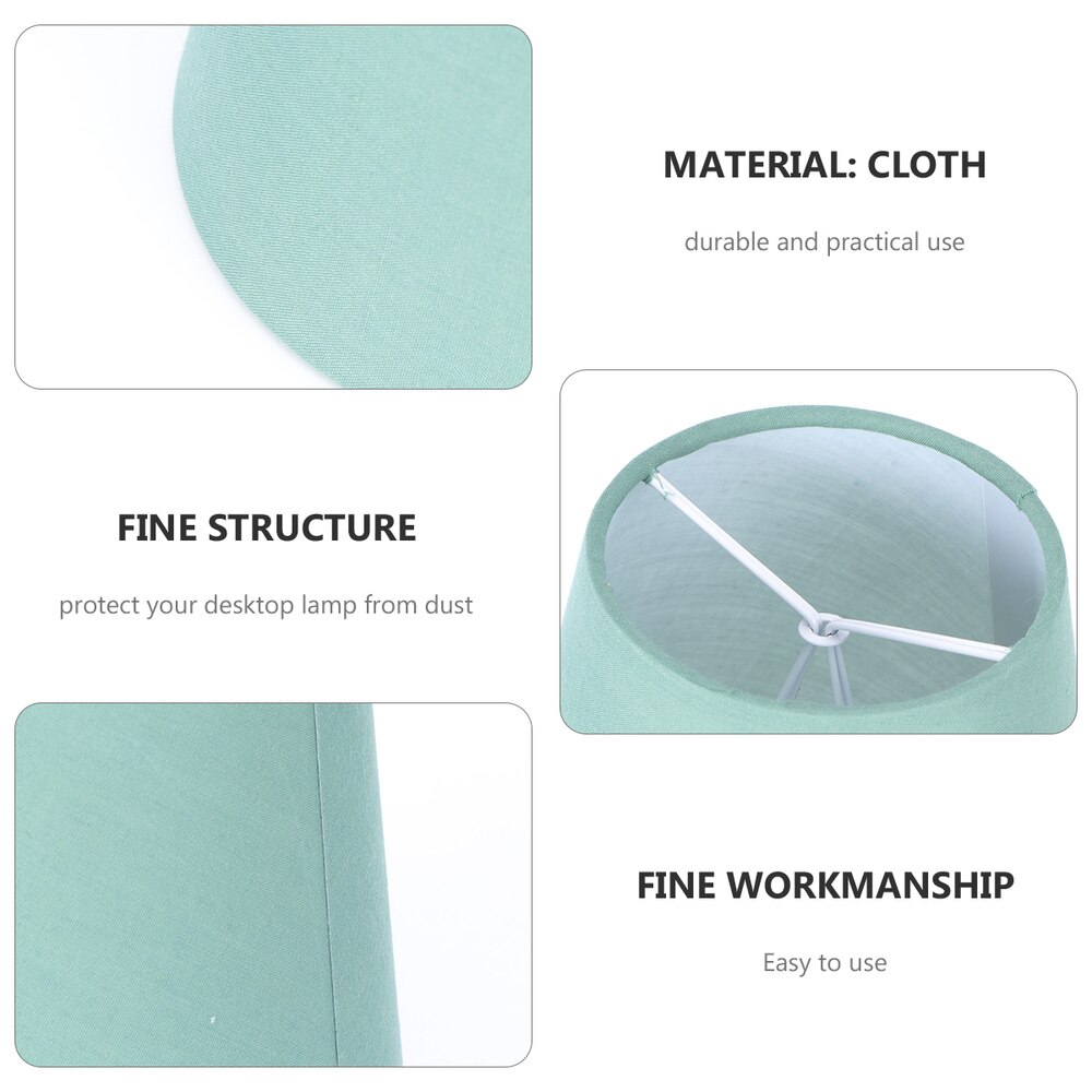 1pc Cloth Lampshade Beautiful Table Lamp Shade Cloth Lamp Shade for Bedroom Restaurant Living room Hotel