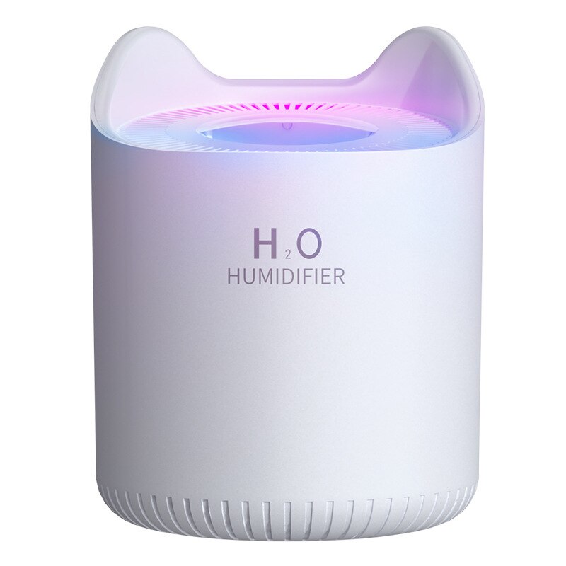 4.5l luftfukter dobbel dyse med uv steriliseringslampe lys usb ultralyd luftfukter aroma diffuser: Default Title