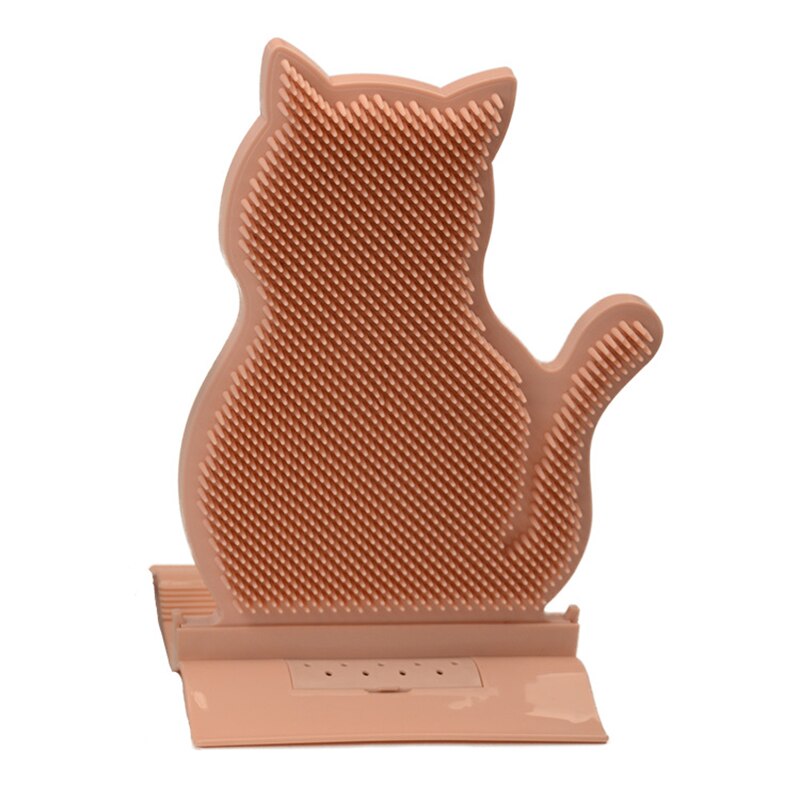 Cat Rubbing Brush Toy Fixed Door Seam Cat Rubbing Hair Removal Device Anti-itching Massage Brush For Kitten Pet Supplies