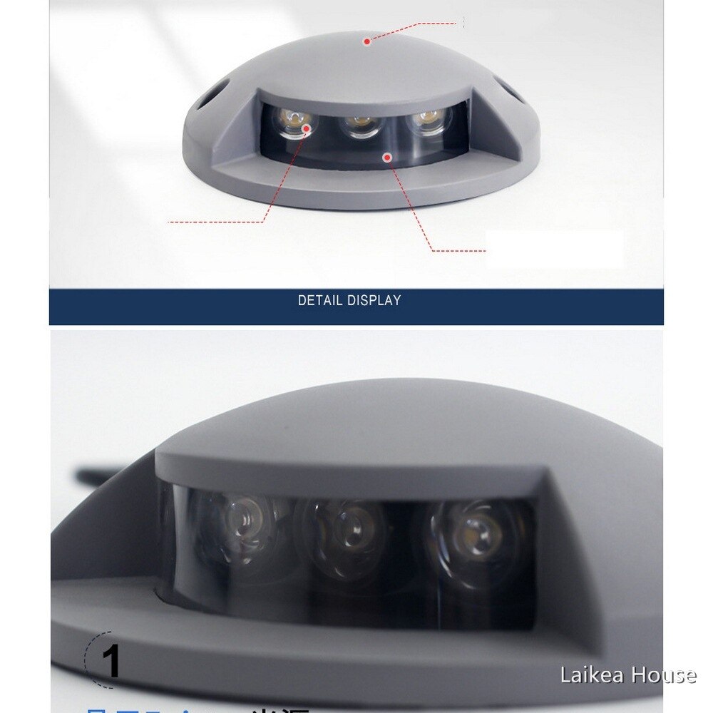 Led Outdoor Buried Light IP68 Waterproof LED Underground Light Outdoor Ground Garden Path Floor Buried Yard Spot Landscape