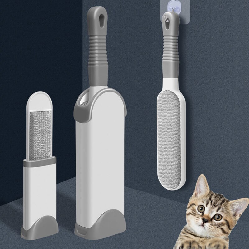 Dusting static brush reusable self-cleaning pet hair brush wool lint dust sticky remove dust brusher pet fur cleaner