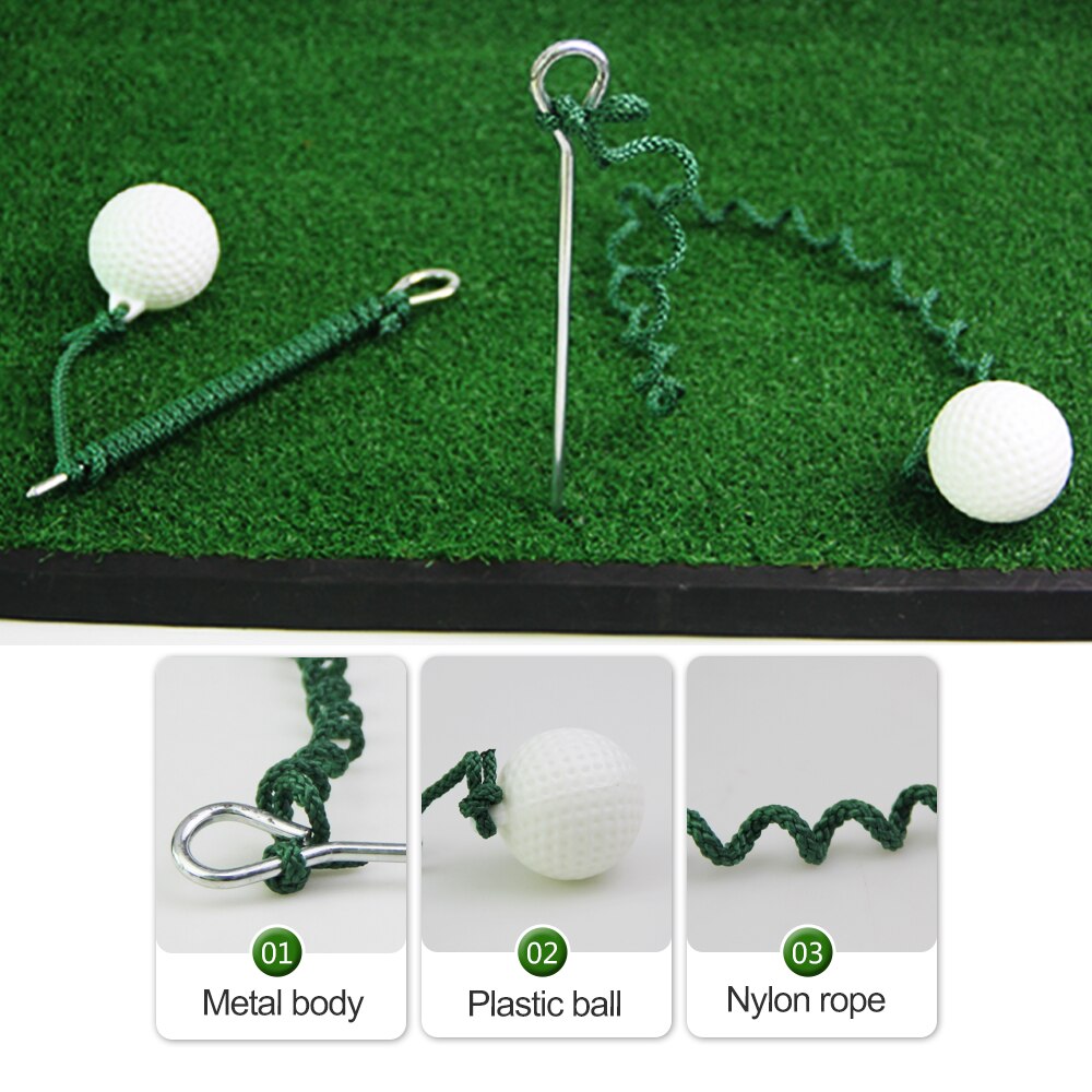 Golf Fly Rope Driving Ball Fly Swing Training Cord Ball Alignment Aid Hit Outdoors Golf Club Practice Accessories