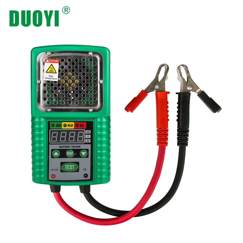 DUOYI DY226 Battery Tester 6V 12V DC Quick Cranking Charging Circut Tester UPS Automotive Solar Energy Storage Marine Battery: Default Title