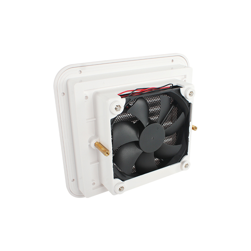 Koelventilator, 12 V 4 W Koelventilator met Luiken Vent One-Way Side