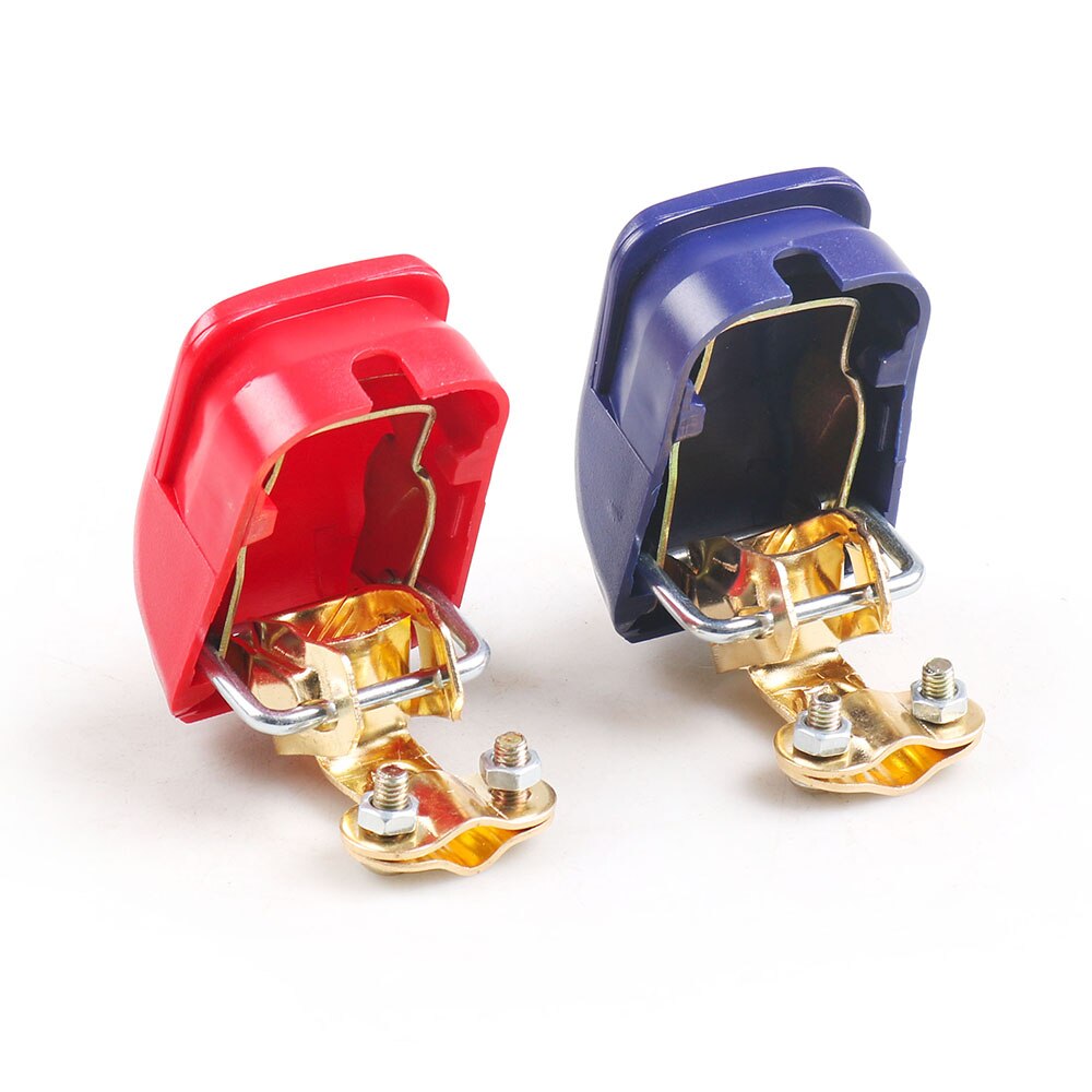 2pc Car Boat RV Heavy Duty Quick Release Battery Terminal Clip Connector Clamp