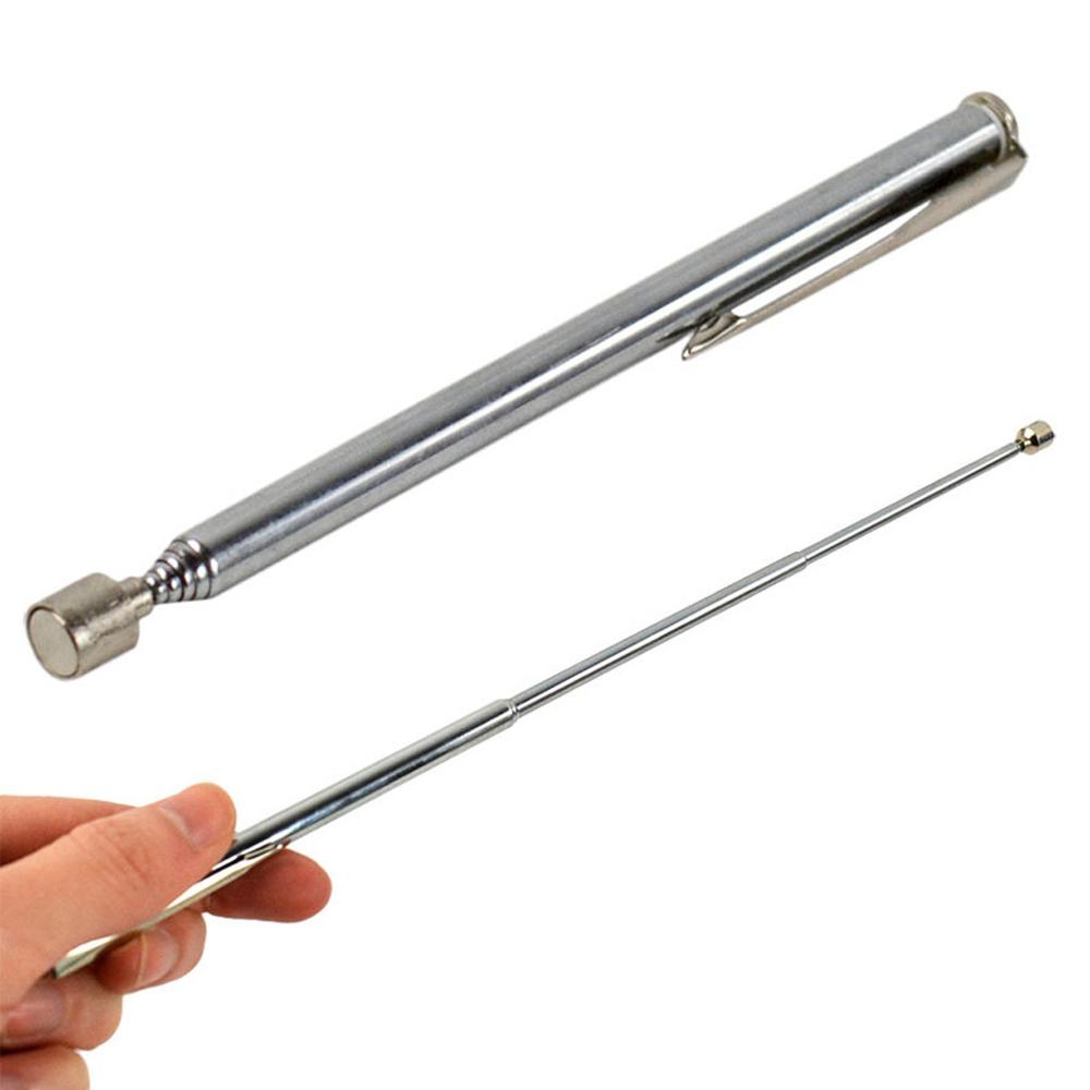 2 stuks Mini Draagbare Telescopische Magnetische Magneet Pen Handige Tool Capaciteit Voor Picking Up Moer Bout Uitschuifbare Pickup Staaf Stok @ EEN