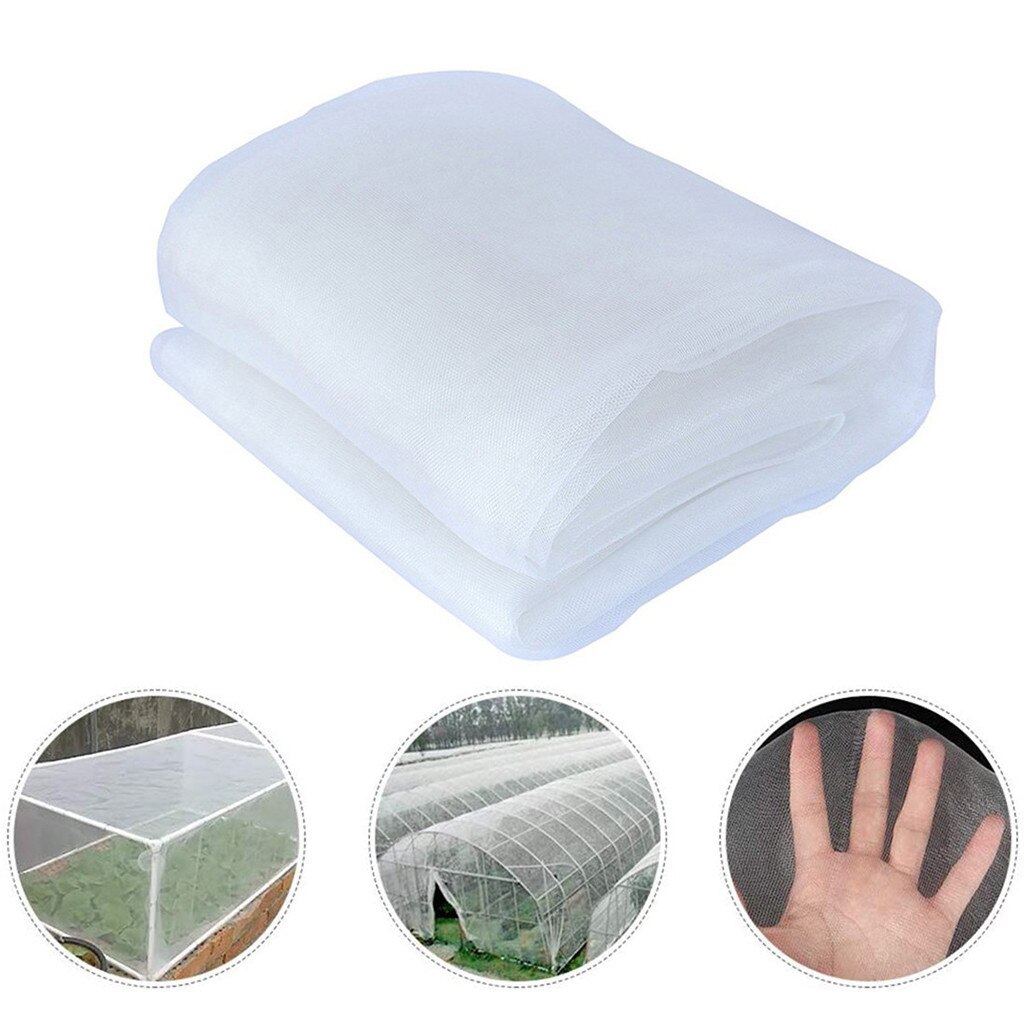 Home Garden Mesh Nets White Fence Vegetables Fruit Flowers Plant Protection Greenhouse Garden Netting Plant Grow Accessories 1PC: B