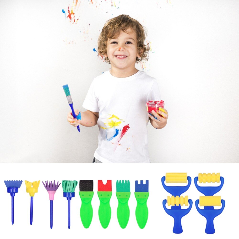 Herramienta de pinturas acrílicas, pinceles para pintar acuarela, Juego de dibujo para suministros de arte, herramientas de dibujo de pintura variadas lavables