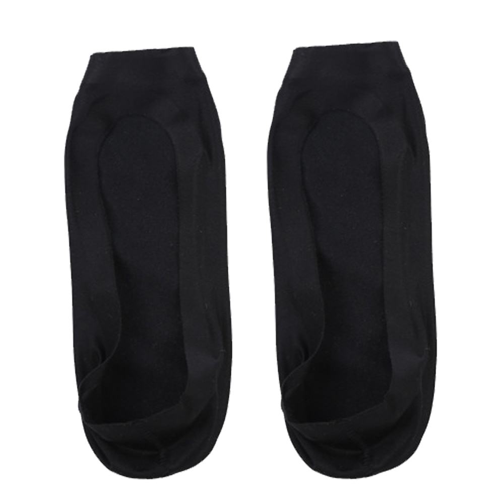 2pcs High Heels Sandal Invisible Half Open Socks Ultra-thin Shallow Mouth Open Toe Socks Women's Massage Z33301