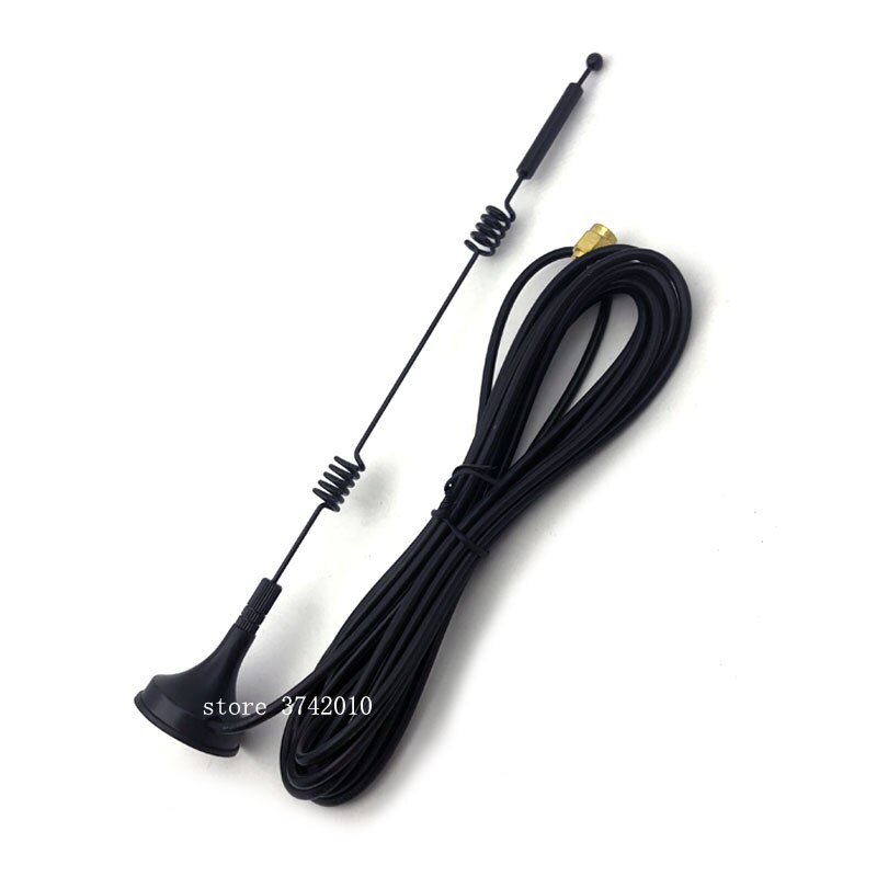 Omni directional 12dBi 2.4G 5G 5.8G Antenn For Rotuter MagnetIc base SMA Male RG174 3M Cable