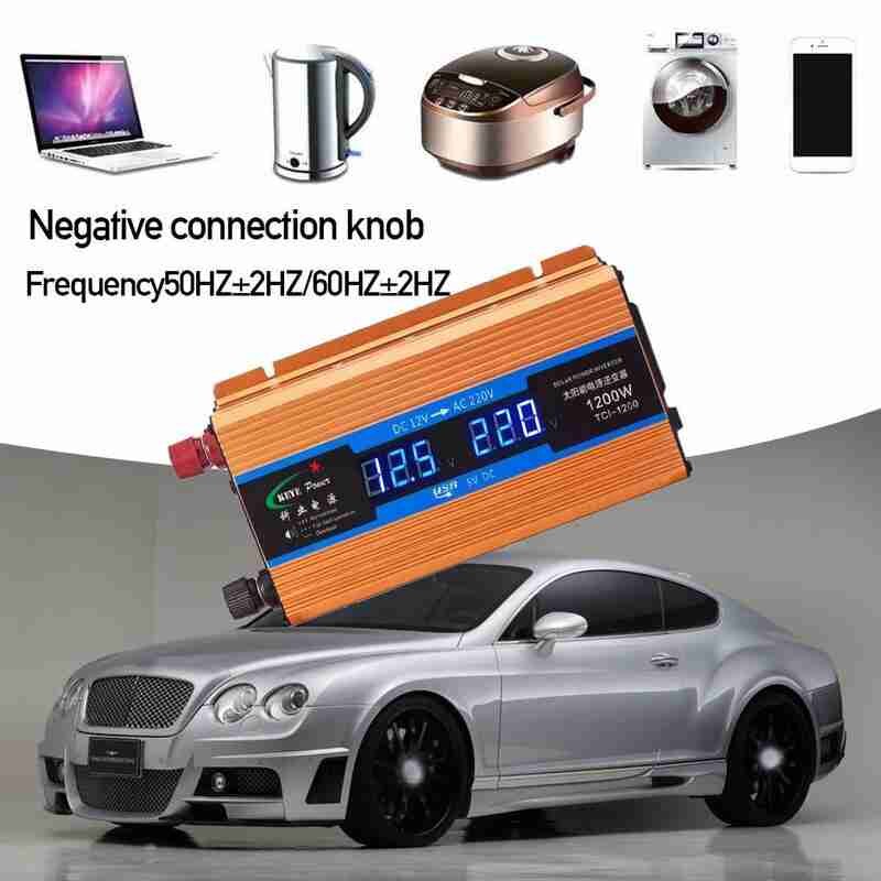 12V 24V Home Car Inverter 750W 1000W Voltage Transfer Solar Power Converter Universal Socket 4 Model Can Choose
