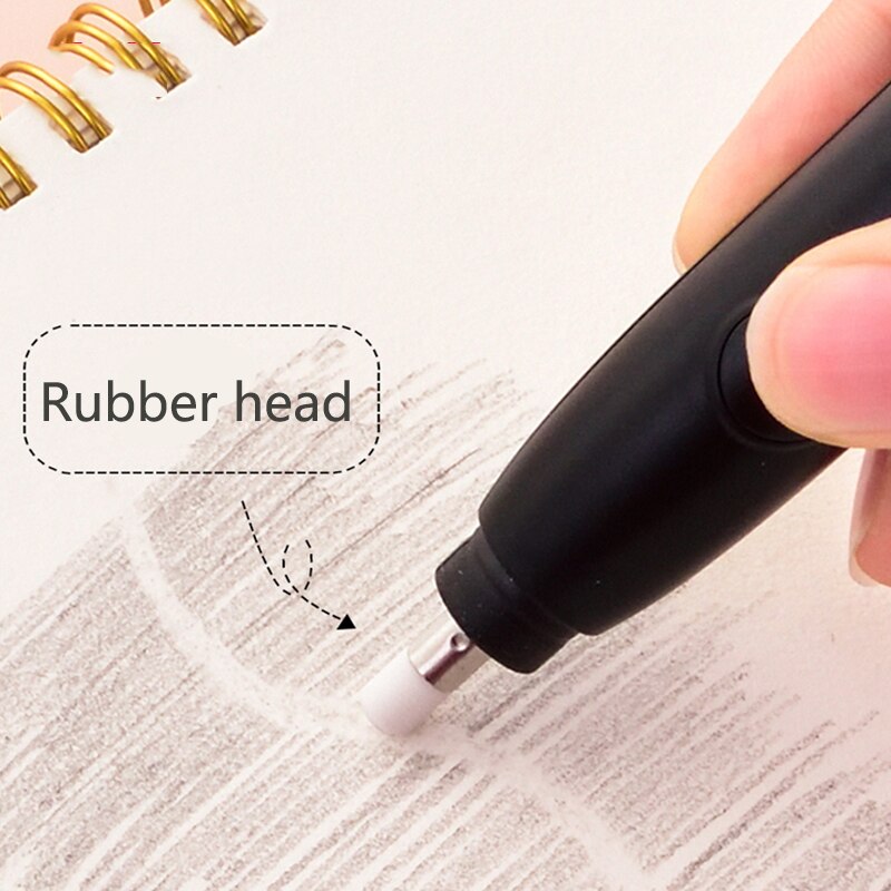Deli Pencil Drawing Mechanical Electric Eraser Cute Kneaded Erasers for Kids School Office Stationery