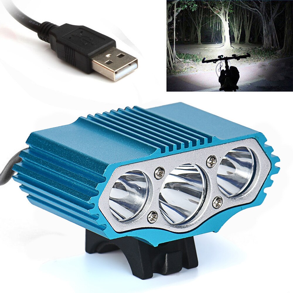 12000 Lm 3 x XML T6 LED 3 Modes vélo lampe vélo lumière phare cyclisme torche vélo en plein air vélo lumière accessoires