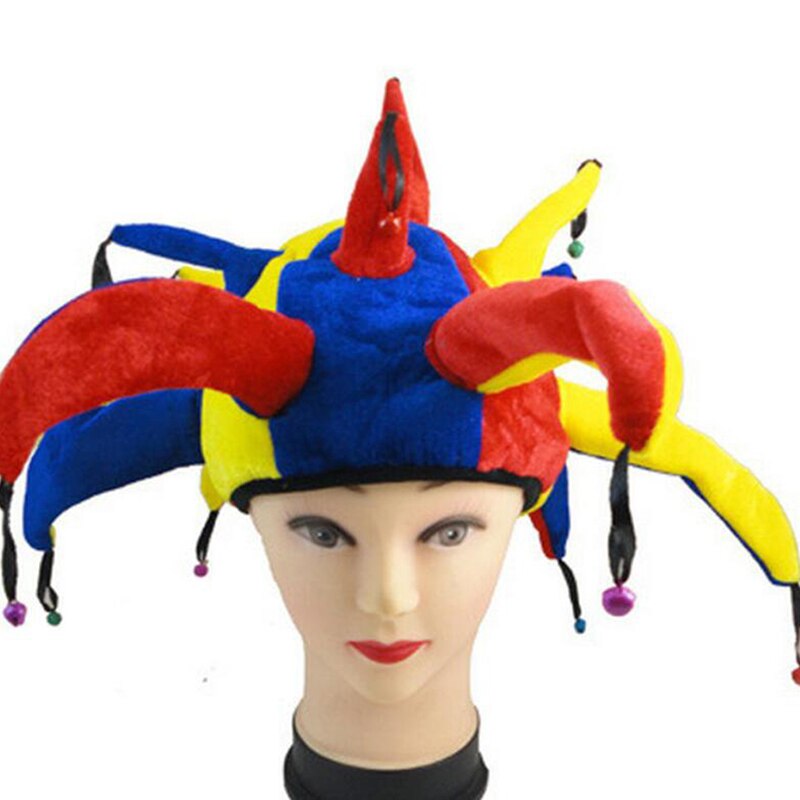 Cute Halloween Cosplay Children Kids Circus Clown Costumes Naughty Clown Hat Party Supplies: Default Title