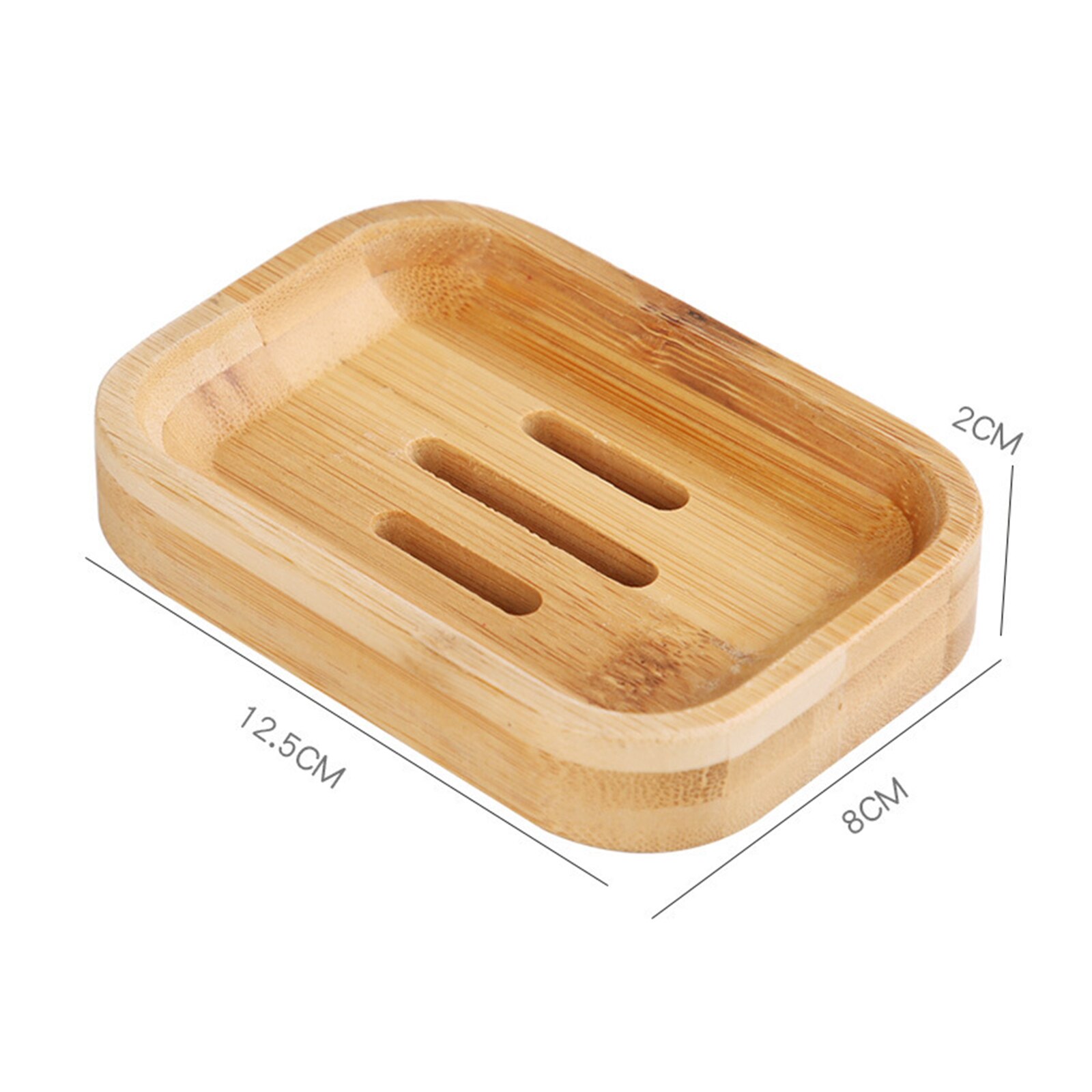 Bamboo Soap Dish Rustic Bar Soap Holder For Bathroom Sink Shower Kitchen Natural Wooden Tray For Soap Sponges: Style 3