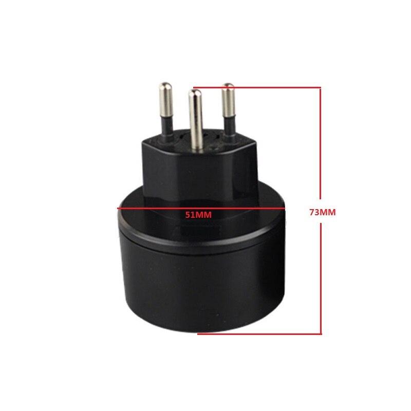 3 Pin Plug Travel Adapter Europ Duitse Zwitserse Stekkers 10A 250V Stekker Eu Naar Zwitserse Stekker met Zekering